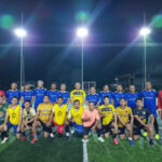 Jalin Kebersamaan, Kapolres Lamandau Pimpin Sparing Mini Soccer Versus Pt.