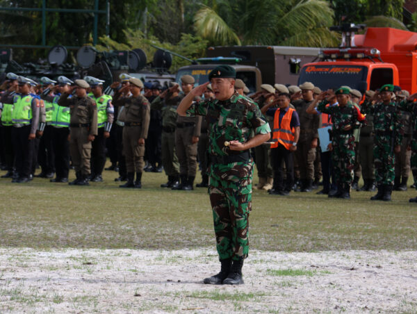 Kapolda Kalteng Pimpin Gelar Pasukan, 3.800 Personel Gabungan Siap Amankan