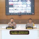 Kapolres Jembrana Ikuti Zoom Meeting Dialog Penguatan Internal Polri Di