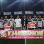 Kapolres Lamandau Secara Resmi Menutup Turnamen Minisoccer