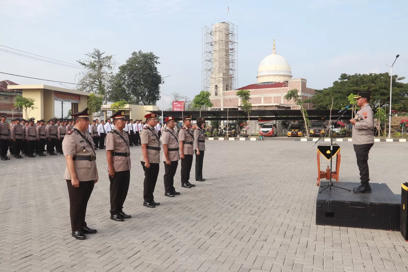 Kapolres Sukoharjo Pimpin Upacara Sertijab Sejumlah Perwira