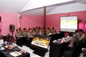 Kapolresta Banyuwangi Pimpin Anev Sitkamtibmas untuk Kesiapan Ops Mantab Praja Semeru 2024