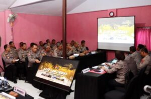 Kapolresta Banyuwangi Pimpin Anev Untuk Kesiapan Operasi Mantab Praja Semeru 2024