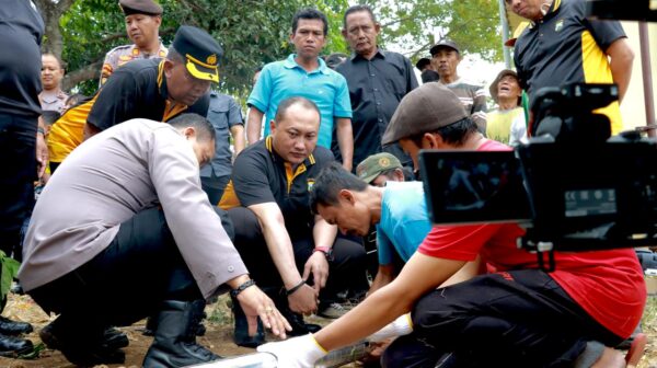 Kapolresta Banyuwangi Revitalisasi Sumur Bor Yang Membantu 547 Jiwa Di