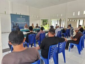 Kapolsek Muncar Banyuwangi dan Anggota Hadiri Rakor Lomba Takbir Tradisional