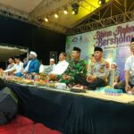 Kapolsek Rembang Hadiri Bhina Raharja Bersholawat Dalam Rangka Peresmian Masjid