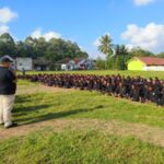 Kapolsek Sempu Pimpin Pengamanan Latihan Bersama Psht Banyuwangi Zona Ii