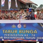 Kenang Jasa Pahlawan, Polda Kalteng Upacara Tabur Bunga Peringatan Hut