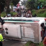 Laka Di Ngargoyoso Karanganyar, Bus Rombongan Dari Sleman Terguling