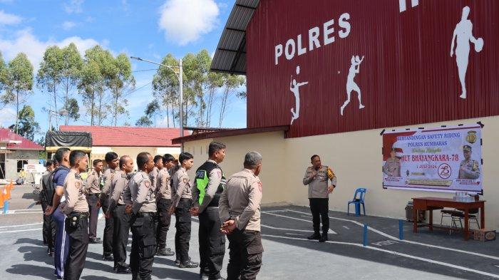 Laksanakan Lomba Safety Riding, Polres Humbahas Meriahkan Hari Bhayangkara Ke 78