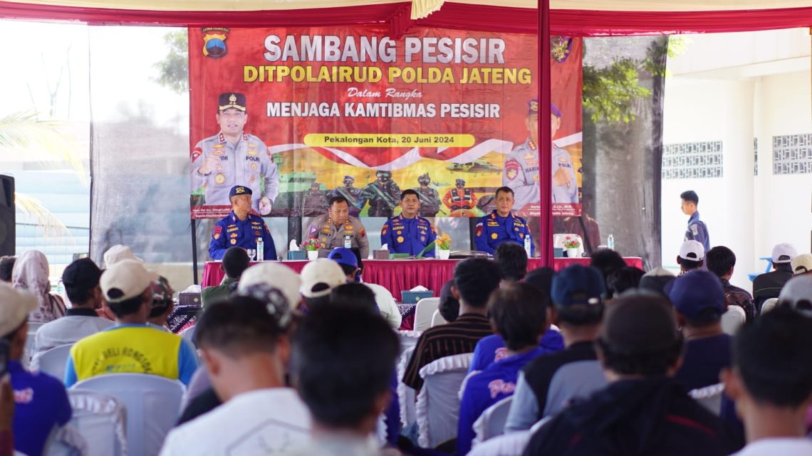 Lakukan Sambang Pesisir, Ditpolairud Polda Jateng Jaga Harkamtibmas