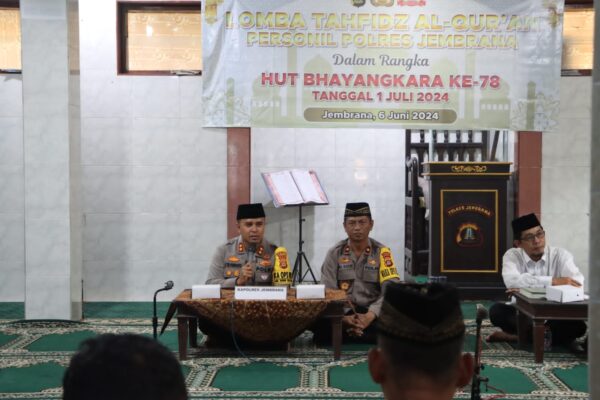 Lomba Tahfidz Al Qur’an Untuk Personel Resmi Dibuka Kapolres Jembrana