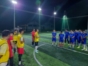 Menjalin Kemitraan bersama Perusahaan Kapolres Lamandau Pimpin tanding sparing Mini Soccer versus PT. Gemarikasa