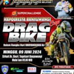 Menjelang Hut Bhayangkara Ke 78 Polresta Banyuwangi Gelar Event Drag Bike