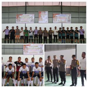 Meriahkan Hari Bhayangkara ke-78, Polres Humbahas Gelar Turnamen Futsal Kapolres Cup