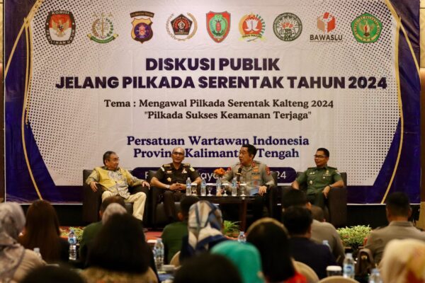 Narasumber Diskusi Publik Pwi Kalteng, Kapolda Mengajak Masyarakat Wujudkan Pilkada