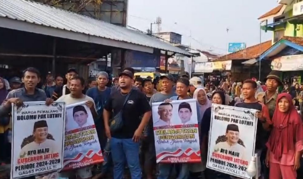 Paguyuban Pedagang Pasar Comal Dukung Irjen Ahmad Luthfi Maju Maju