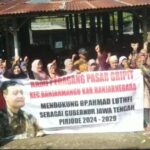 Paguyuban Pedagang Pasar Di Banjarnegara Dukung Ahmad Luthfi Jadi Calon