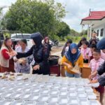 Peduli Dunia Pendidikan, Brimob Kalteng Dirikan Dapur Lapangan Di Sekolah.