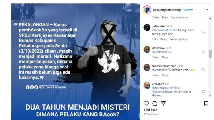 Netizen Tanyakan Kasus Pembacokan di SPBU Kertijayan Buaran Pekalongan, Pelaku Masih Belum Ditangkap