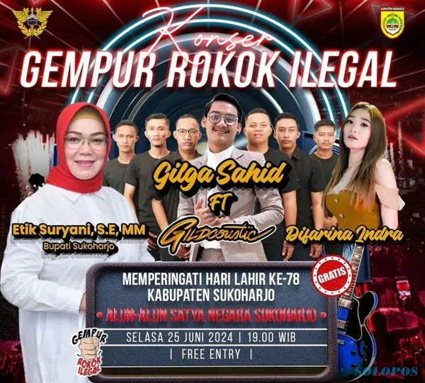 Pengamanan Konser Gilga, Satlantas Polres Sukoharjo Siapkan Rekayasa Lalu Lintas