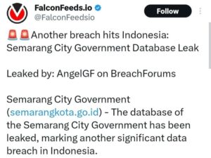 Ini Penjelasan Diskominfo Soal Kabar Database Pemkot Semarang Bocor