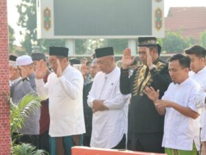 Presiden Jokowi Laksanakan Salat Idul Adha di Simpang Lima Semarang