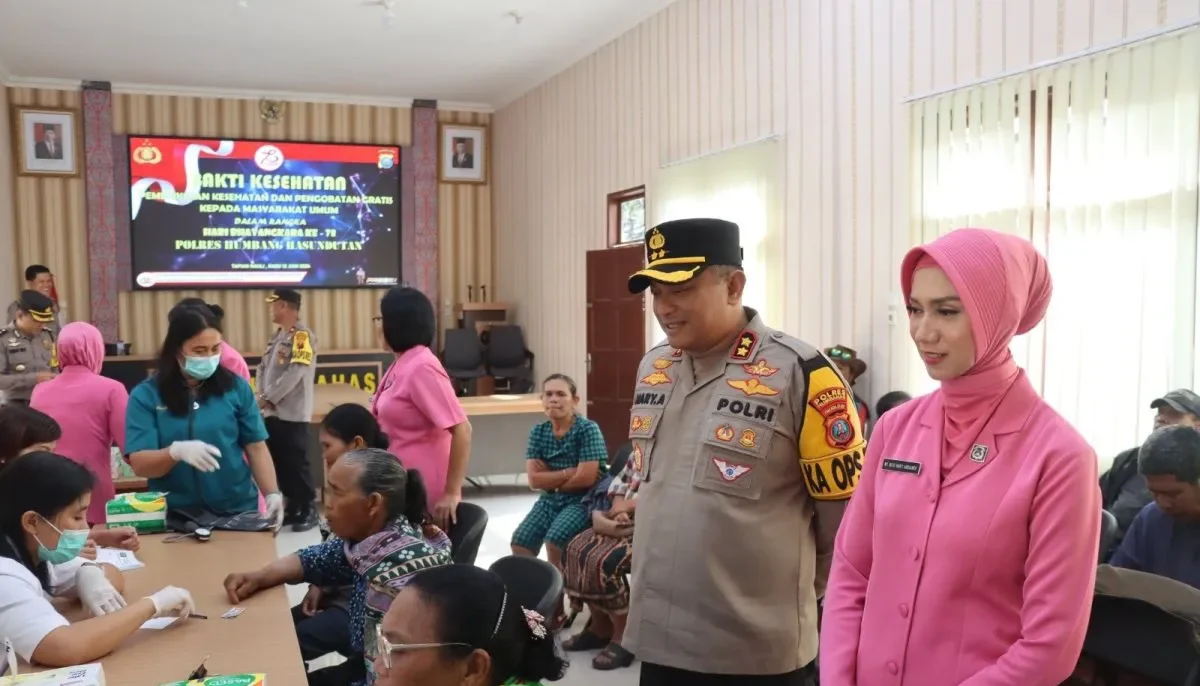 Peringati Hut Bhayangkara Ke 78, Ini Yang Dilakukan Polres Humbahas