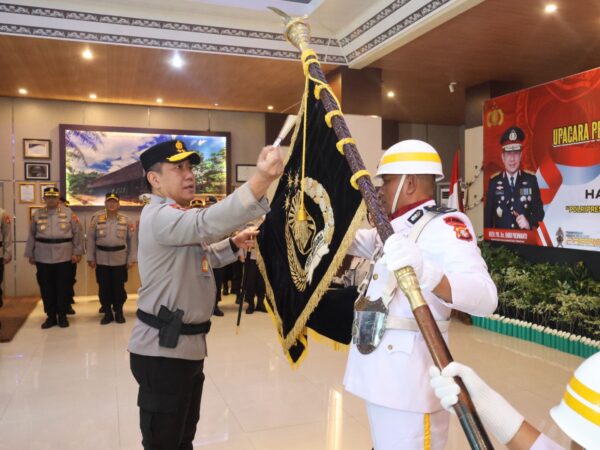 Peringati Hari Bhayangkara ke-78, Polda Kalteng Gelar Pensucian Pataka Manunggal Dharma Karya Jaya