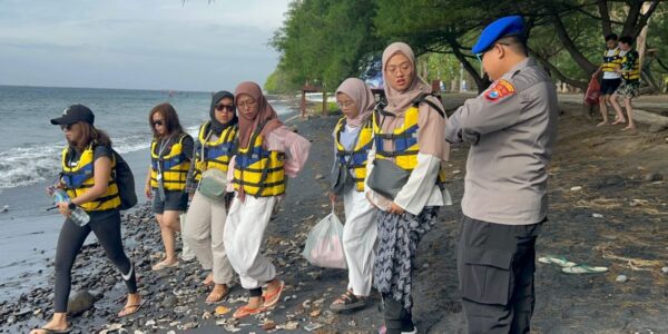 Personel Satpolairud Resta Banyuwangi Sampaikan Pesan Ini Guna Jaga Harkamtibmas