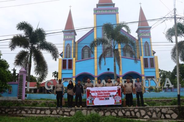 Personil Polres Lamandau Gelar Bakti Religi Jelang Hari Bhayangkara Ke 78