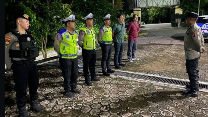 Piket fungsi gabungan polres lamandau cegah serta meminimalisir aksi kejahatan