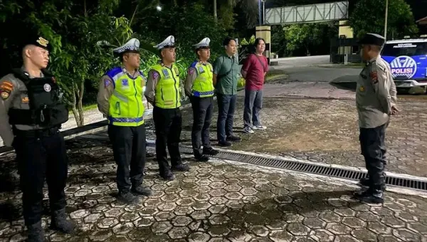 Piket Fungsi Gabungan Polres Lamandau Tingkatkan Patroli Antisipasi Kejahatan