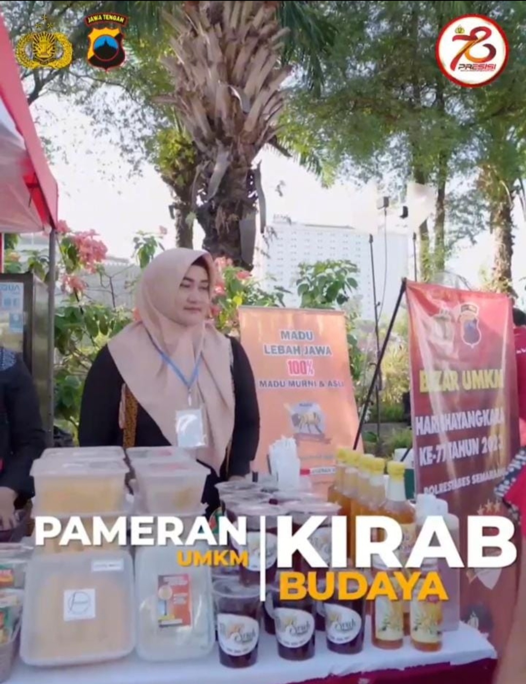 Polda Jawa Tengah Gelar Bazar Murah Sepanjang Jalan Pemuda Semarang