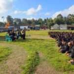 Polisi Amankan Latihan Bersama Psht Banyuwangi Zona Ii