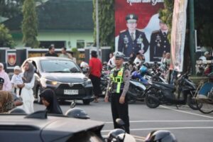 Polres Banjarnegara Terjukan Ratusan Personel Mengamankan Rangakaian Idul Adha 1445 Hijriyah