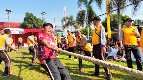 Polres Batang Gelar Olahraga Tradisional Untuk Meriahkan Hari Bhayangkara Ke 78