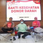 Polres Jembrana Gelar Donor Darah Sambut Hari Bhayangkara Ke 78