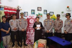 Polres Lamandau Laksanakan Bakti Sosial Sambut HUT Bhayangkara Ke-78