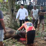 Polres Lamandau Laksanakan Kurban Pada Hari Raya Idul Adha 1445