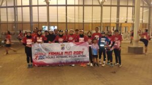 Polres Rembang Turut Kirimkan Kontingen Ikuti Kompetisi Lari Kemala Run 2024