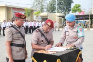 Polres Sukoharjo Gelar Upacara Sertijab Sejumlah Perwira