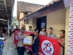 Polresta Banyuwangi Bedah Rumah Guru Ngaji di Hari Bhayangkara ke-78