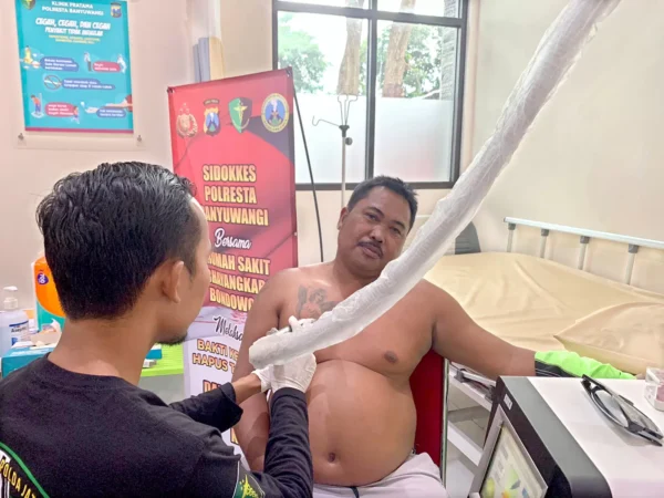 Polresta Banyuwangi Gelar Program Hapus Tato Gratis Di Hut Bhayangkara