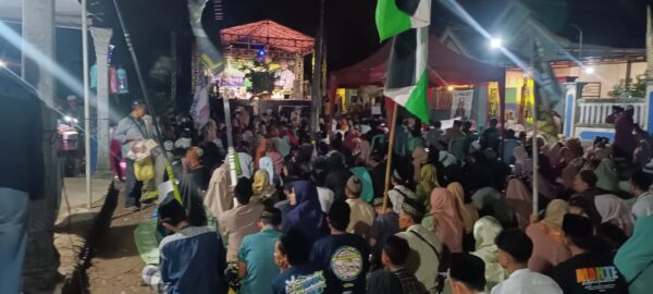 Polsek Cluring Polresta Banyuwangi Lakukan Pengamanan Perayaan Pernikahan Gelar Sholawatan