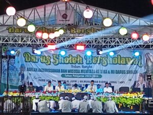 Polsek Kragan Amankan Giat Darus Sholeh Bersholawat