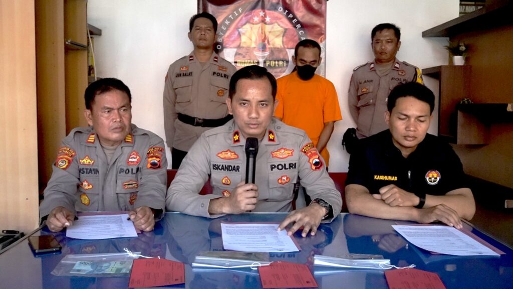 Aparat Polsek Talang, Tegal tangkap residivis tipu pemilik warung makan