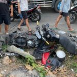 Rem Blong, Truk Tabrak 8 Motor Di Banyuwangi