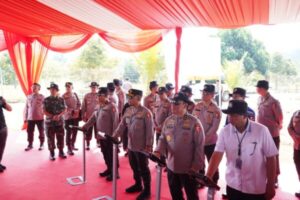 SSDM Polri Menggelar Bakti Sosial Dalam Rangka Hari Bhayangkara ke-78 di Lahan Pusat Pembinaan SDM UNGGUL Polri