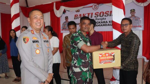 Sambut Hut Bhayangkara Ke 78, Polres Lamandau Berikan Baksos Dan